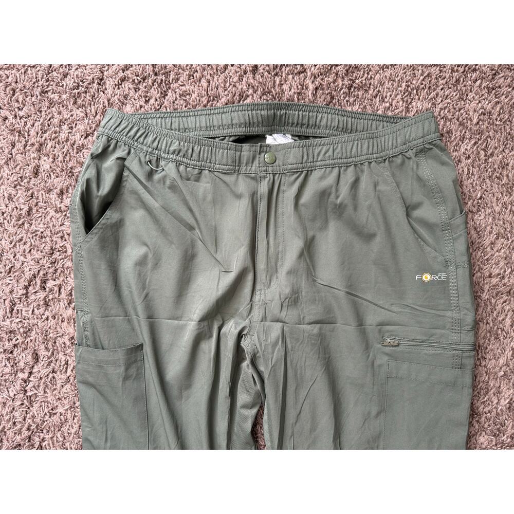 Carhartt Force Mens Athletic Cargo Pants Size Large Green Drawstring Travel - Picture 4 of 9
